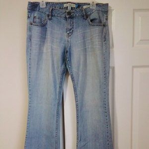 Women's Blue Aéropostale Jeans Hailey Skinny Flare Jeans